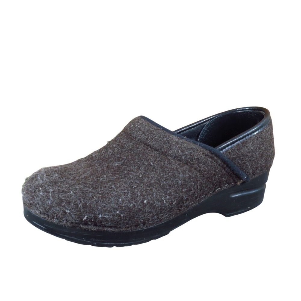 Dansko Professional Women Felt Clog Size 38 Casual Comfort Brown‎ Slip On Shoes